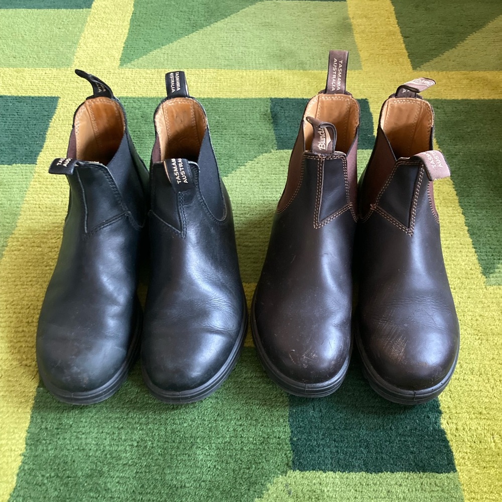 Blundstone Boots Bundle Brown and Black Men 9.5
